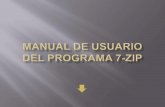 Manual de usuario del programa 7 zip