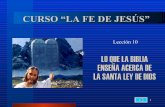 La Fe de Jesús Lección09