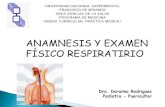 Anamnesis respiratoria