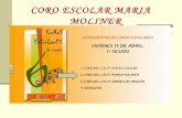Actuaciones del coro MARÍA MOLINER