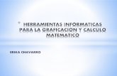 Herramientas informaticas para la graficacion y calculo matemático