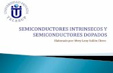Semiconductores intrinsecos y semiconductores dopados