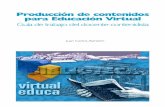 Producción de contenidos para educación virtual. guía de trabajo del docente