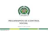 Mecanismos de control social