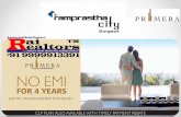 Ramprastha Primera No-EMI )( 9999913391 )( Ramprastha Primera Brochure )( Ramprastha primera-no-emi-scheme-presentation