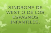 Síndrome de West o de los Espasmos infantiles