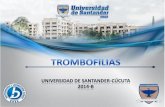 Exposicion trombofilias