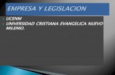 Empresa y legislacion 2011