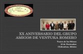 XX aniversario del Grupo amigos de Ventura Romero Parte 2