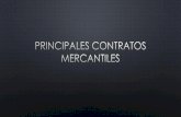 Principales contratos mercantiles