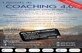 Cartel I Jornadas de Coaching 4.0