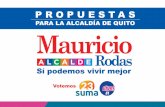 Propuestas para la Alcaldía de Quito - Mauricio Rodas