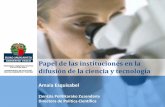 Amaia Esquisabel - Papel de las instituciones en la difusión de la ciencia y la tecnología