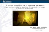 Experiencias, retos y perspectivas del uso de la tecnología en la educación mexicana