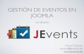 Gestión de eventos en Joomla con JEvents