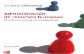 Adminiastracion de Recursos Humanos Autor: Chiavenato