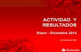 Resultados de Banco Santander de 2014