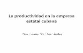 La productividad en la empresa estatal cubana