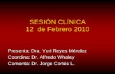 Sesión clinica 12 febrero 2010 - Sindrome de Capgras