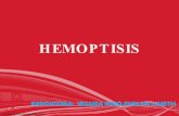 Semio de hemoptisis