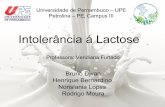 Intolerância á Lactose - Bioquimica II