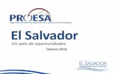 El Salvador: Un país de oportunidades - Febrero 2015