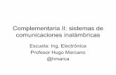Complementaria II - sistemas de comunicaciones inalámbricas