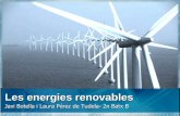 Les energies renovables by Laura Pérez de Tudela i  Javi Botella