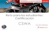 Reto para los estudiantes: Certificación CSWA