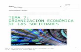 Tema 7 la organización económica de las sociedades