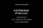 Electricidad 2º ESO