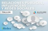 Relaciones públicas, Influencers y redes sociales [taller iRedes 2015]