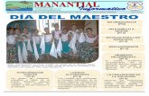 Periódico Escolar Manantial Informativo de la Escuela Básica Bolivariana Barinas del mes de  enero 2015