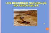 Los recursos naturales no renovables