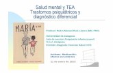 Salud mental y TEA.Trastornos psiquiátricos y diagnóstico diferencial