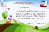 Plan Nacional de Desarrollo 2012 y Plan Estatal de Desarrollo Guerrero 2011 2015. Educación. Sociología EMS-UAGro