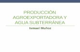 Producción agroexportadora y agua subterránea en ica (Ismael Muñoz)