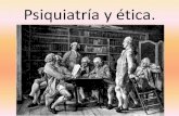 Psiquiatría, ética, Fisiologia y fisiología química en la Ilustración.