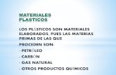materiales plasticos y  materiales petreos