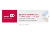 Presentació de l'Estudi: El sector empresarial a Catalunya i Espanya, Impacte econòmic de diferents escenaris polítics