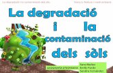 La degradació i la contaminació dels sòls FINAL