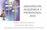 Orientación académica y profesional 2015
