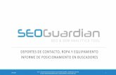 SEOGuardian - Deportes de contacto, ropa y equipamiento en España