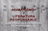 Literatura constructora de un humanismo solidario y responsa