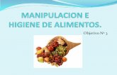 Presentación manipulacion de alimentos  reglas higienicas