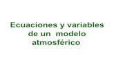 Ecuaciones Y Variables De Un Modelo AtmosféRico