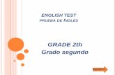English test garde 2th