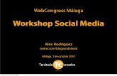 Workshop Social Media. Webcongress Málaga