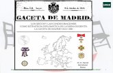Daniel Bartolomé Navas. Los gestos y las condecoraciones como estrategia diplomática de la Reina Regente: la Gaceta de Madrid 1833-1840.