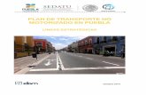 Plan de Transporte No Motorizado Puebla - 3 Líneas estratégicas